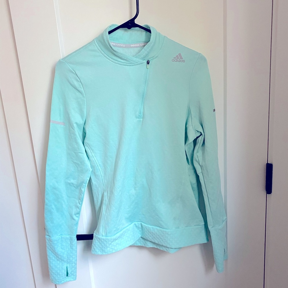 Adidas Climaheat Quarter Zip Running Sweatshirt
Size S